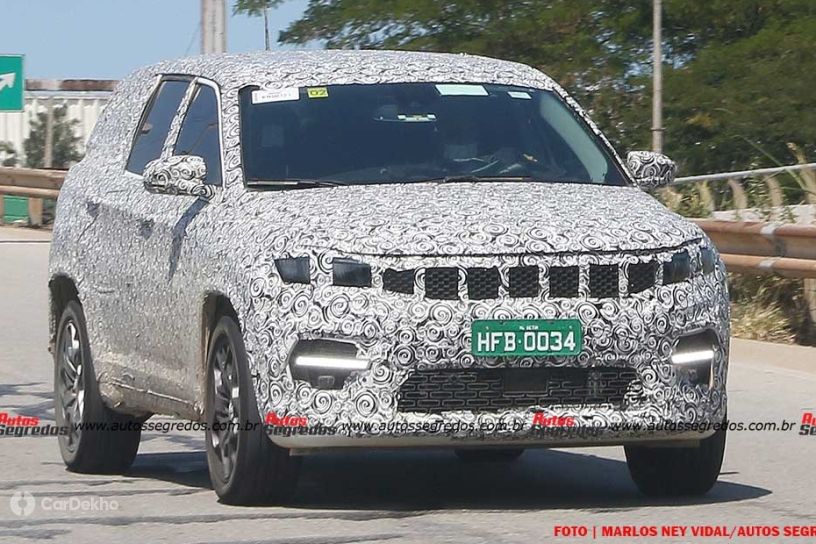 Jeep 7-seater SUV Spied Again In Brazil; India Launch In 2022