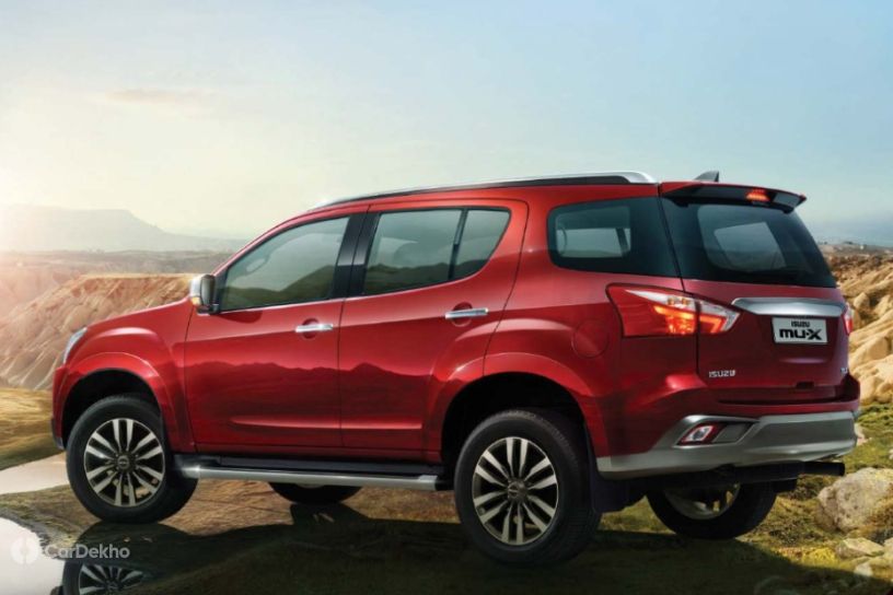 BS6 Isuzu mu-X Launched At Rs 33.23 Lakh, Pricier Entry Point Than Toyota Fortuner And Ford Endeavour