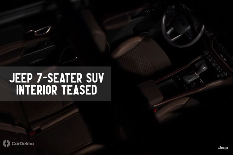 New Jeep 7-Seater SUV Interior Teased, Gets Same Dashboard As The Compass