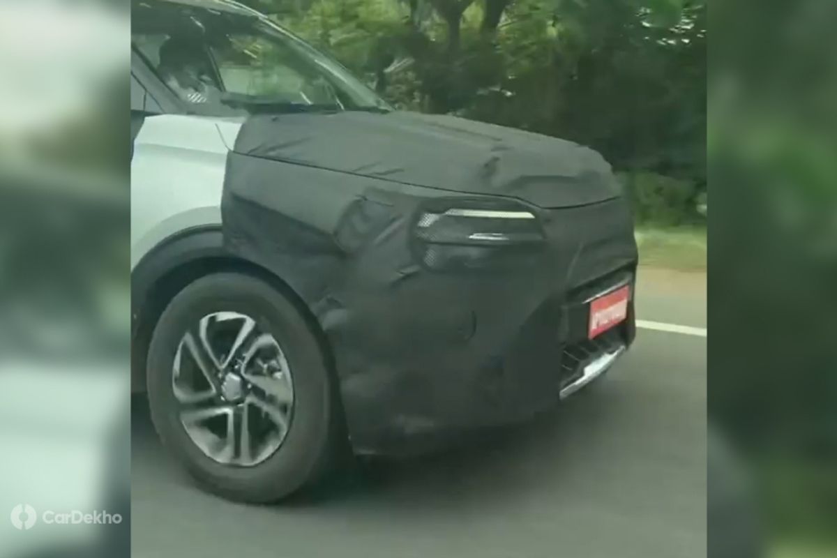Hyundai Alcazar-rivalling Kia Seltos 7-Seater Spied Again In Near-Production Form