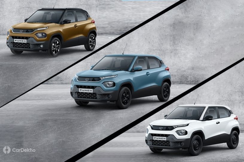 Take A Look At The Tata Punch’s Variant-Wise Features And Colours