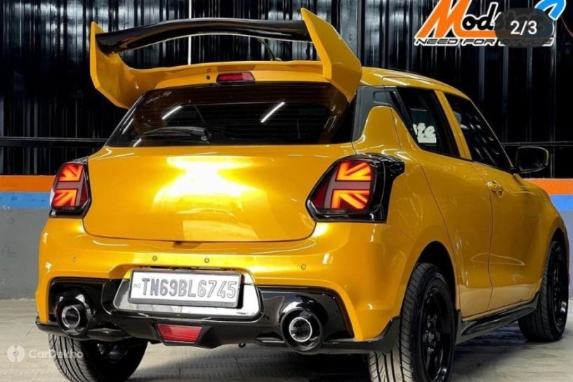 Maruti Suzuki Swift Modified With Euro-spec Bits And A Bright New ...