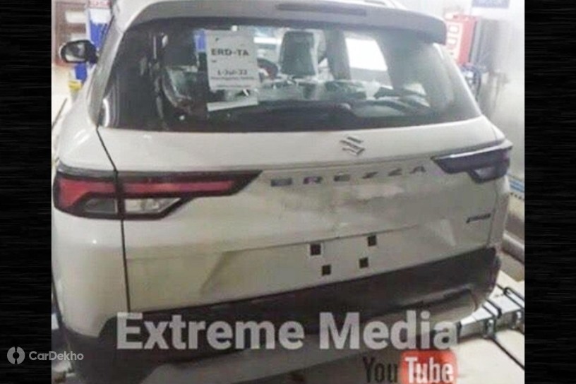 2022 Maruti Vitara Brezza With Sunroof And Paddle Shifters Spied