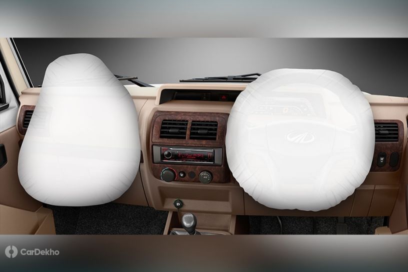 Mahindra Bolero dual airbags Mahindra Bolero dual airbags