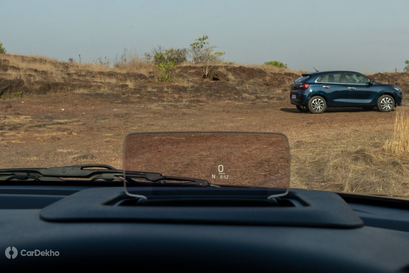 Maruti Suzuki Baleno head-up display