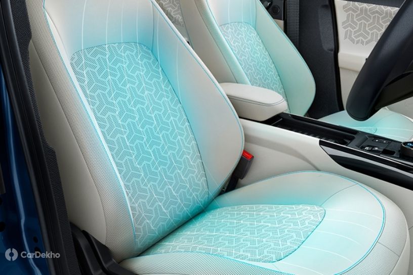 Tata Nexon EV Max ventilated front seats Tata Nexon EV Max ventilated front seats