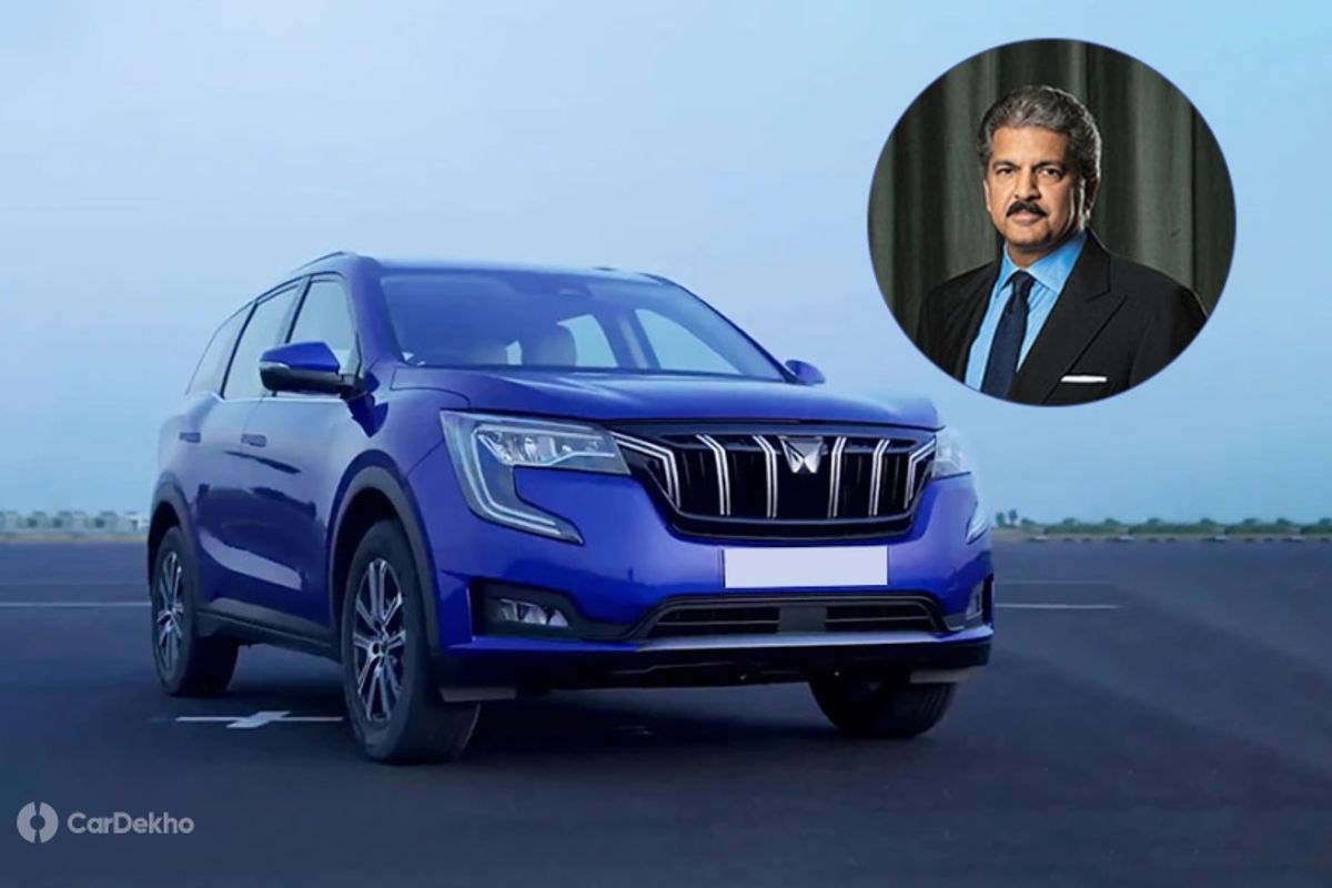 Mahindra XUV700 and Anand Mahindra