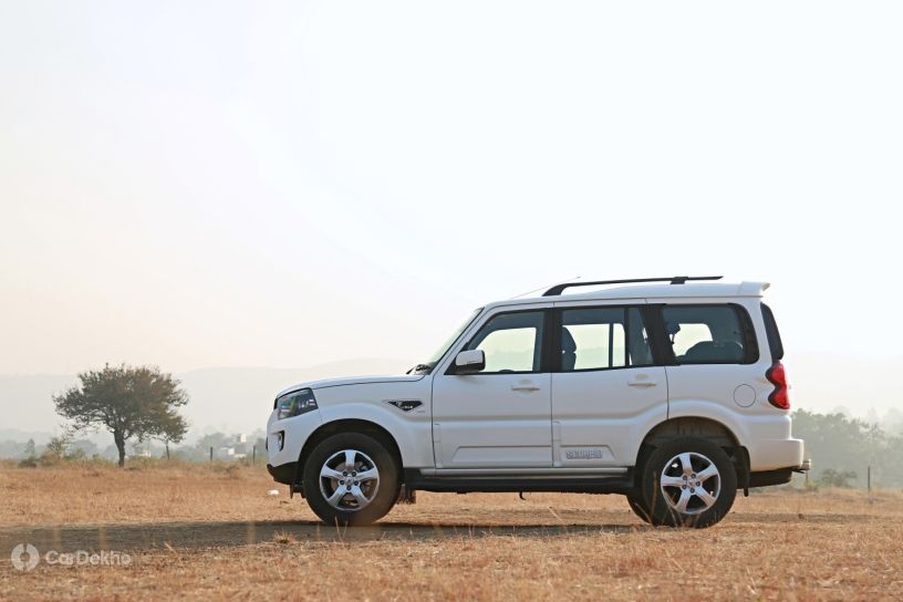 Mahindra Scorpio side Mahindra Scorpio side
