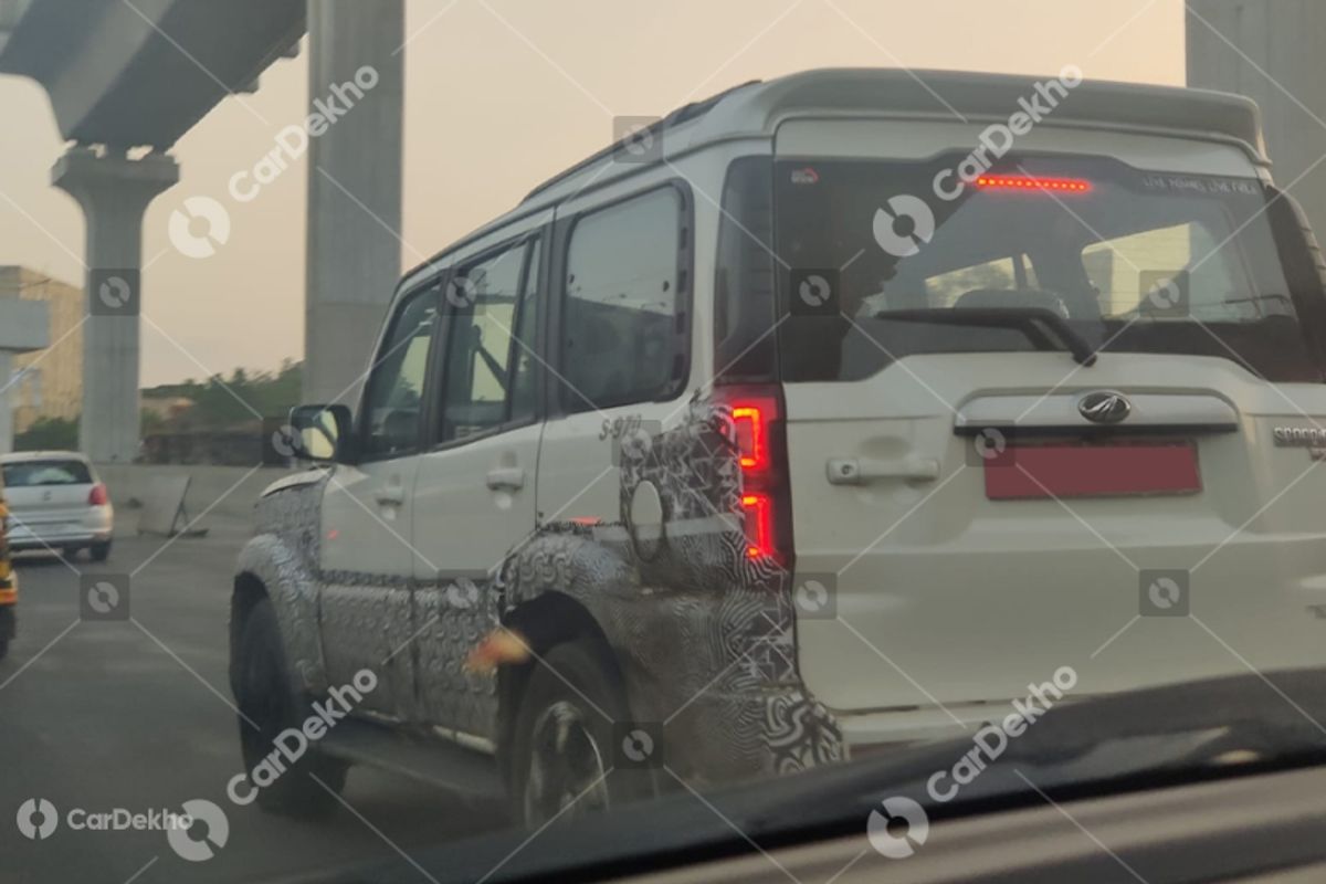 Mahindra Scorpio Classic spy shot