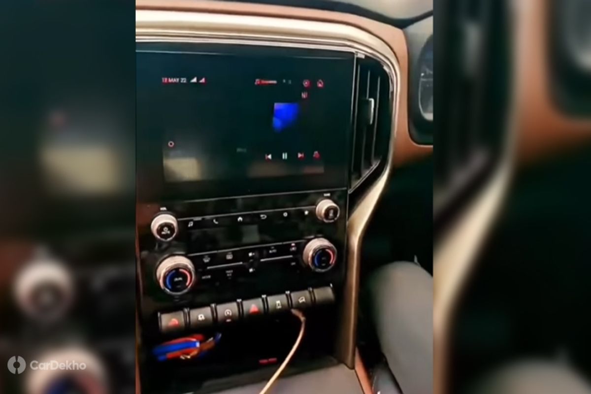 Mahindra Scorpio N touchscreen