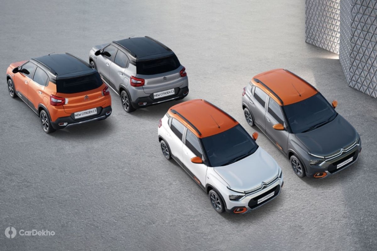 Citroen C3 colours
