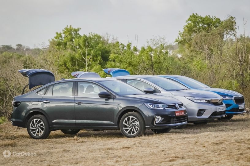 volkswagen virtus vs skoda slavia vs honda city