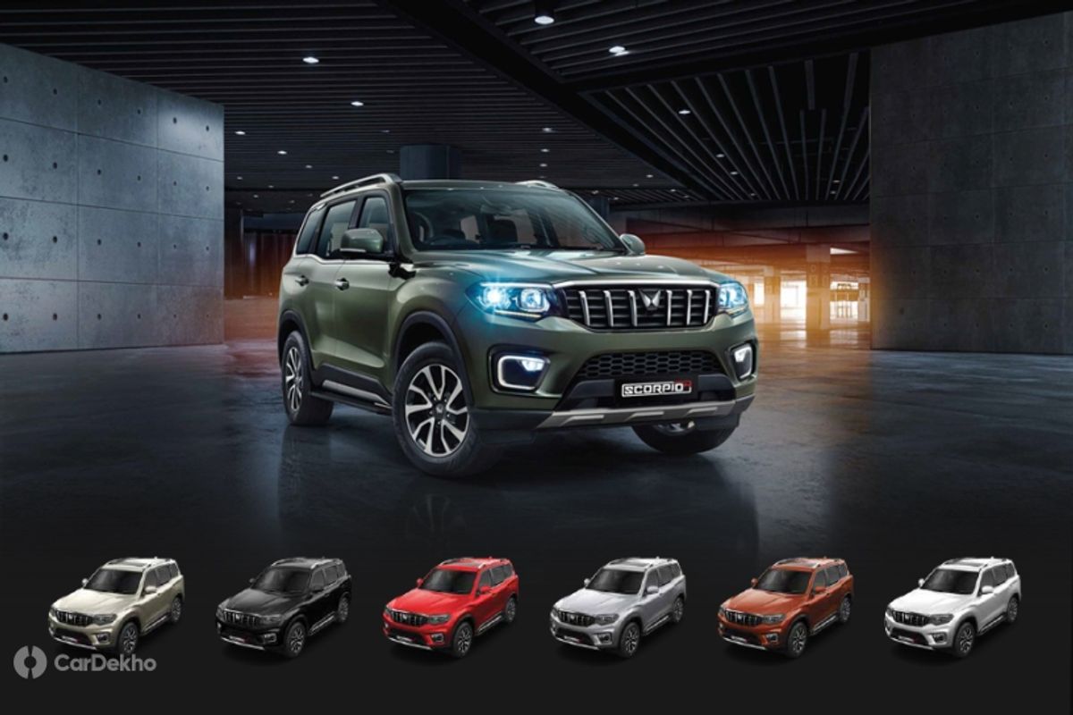 Mahindra Scorpio N colours Mahindra Scorpio N colours