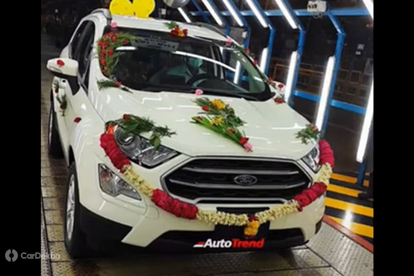 Ford EcoSport’s Final Unit Rolls Off The Production Line In India
