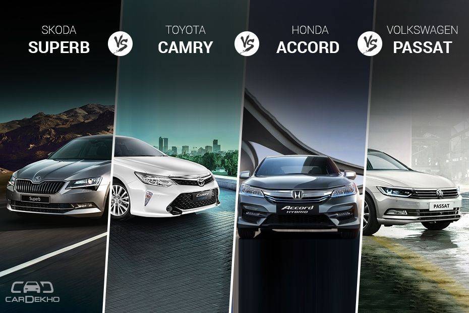 Superb vs Camry vs Accord vs Passat 