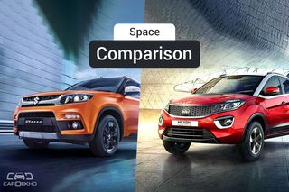 Maruti Vitara Brezza Vs Tata Nexon - Which SUV Offers Better Space? Maruti Vitara Brezza Vs Tata Nexon - Which SUV Offers Better Space?
