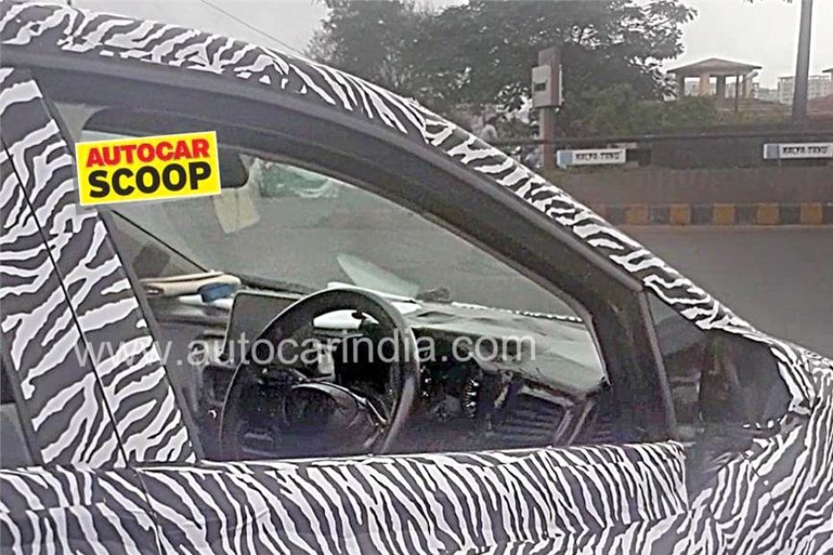 Tata 45X Interiors Spied; Gets A Floating Touchscreen