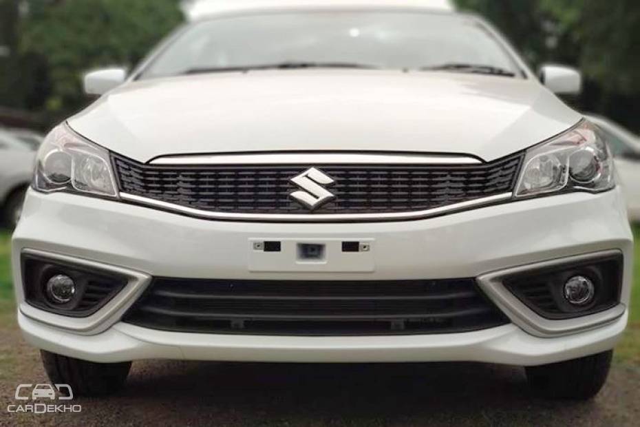 2018 Maruti Ciaz Spied Completely Ahead Of August 20 Launch