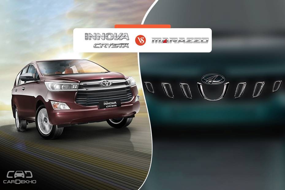 Mahindra Marazzo vs Toyota Innova Crysta: Should You Wait For The Upcoming MPV?