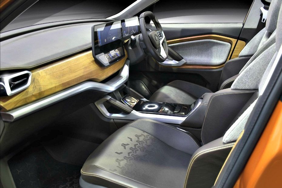 Tata Harrier Interior Spied: Gets Floating Touchscreen As Seen In H5X Concept