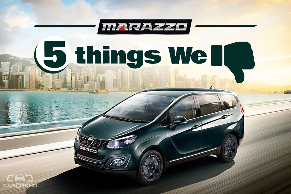 Mahindra Marazzo: 5 Things That Could Have Been Better