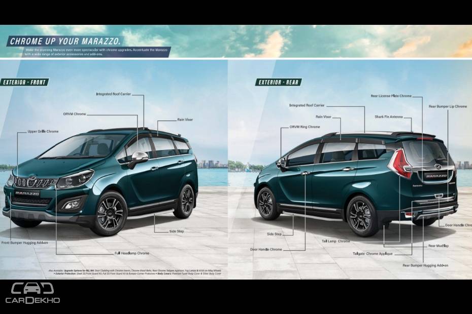 Mahindra Marazzo Accessories: Front Parking Sensors, Heads-up Display & More