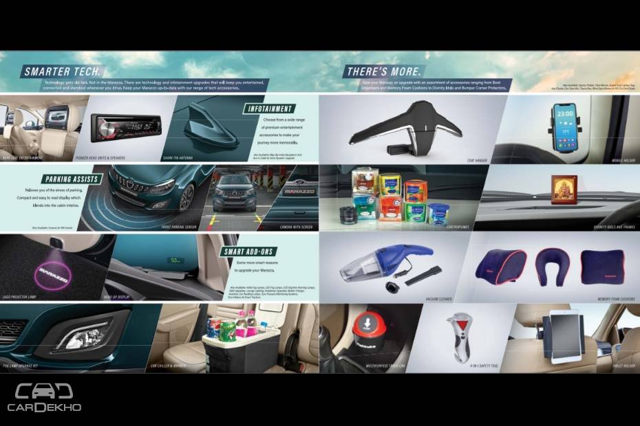 Mahindra Marazzo Accessories: Front Parking Sensors, Heads-up Display & More