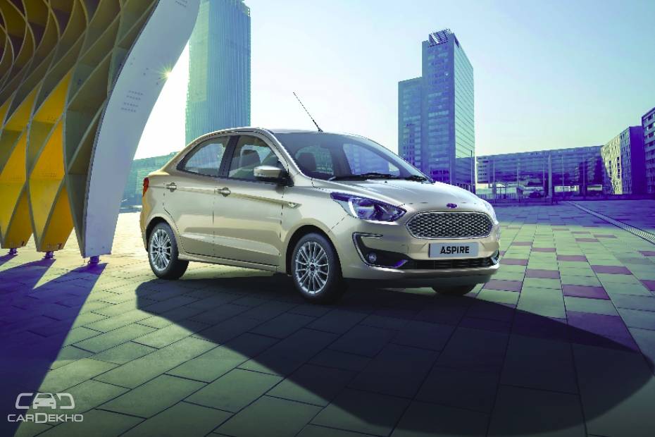 India-Spec 2018 Ford Aspire Facelift Revealed, Bookings Open