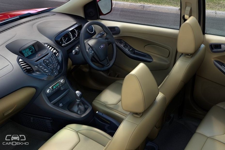 Cabin of the top-spec pre-facelift Aspire that features leather upholstery
