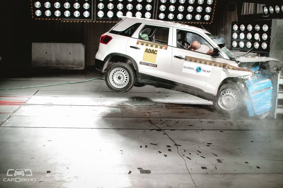 After Tata Nexon, Maruti Brezza Scores 4 Star Safety Rating In Global NCAP Crash Test