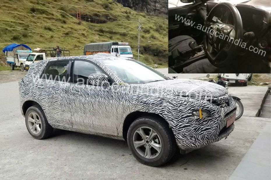 Spied: Tata Harrier Diesel With Automatic Transmission