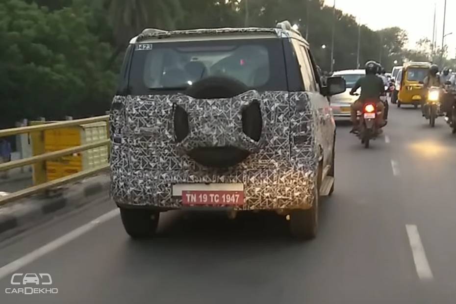 Mahindra TUV300 Facelift Spied; Launch In 2019