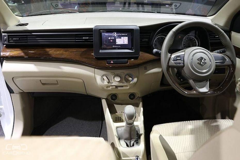 Dashboard of the Indonesia-spec new Ertiga