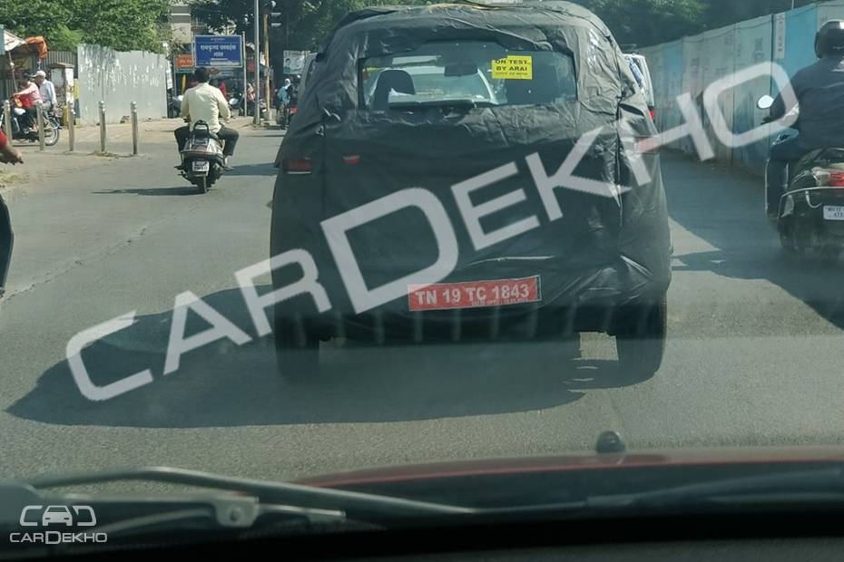 Renault Kwid-based MPV Spied; Looks Production Ready