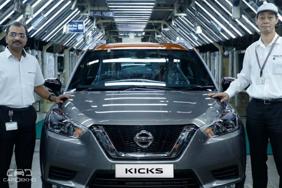 First Nissan Kicks SUV Rolls Out Of Chennai Plant