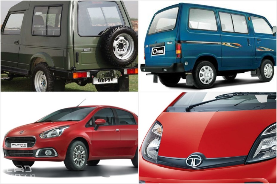 Cars That Might Get Discontinued in 2019 - Maruti Omni, Gypsy & Tata Nano Cars That Might Get Discontinued in 2019 - Maruti Omni, Gypsy & Tata Nano