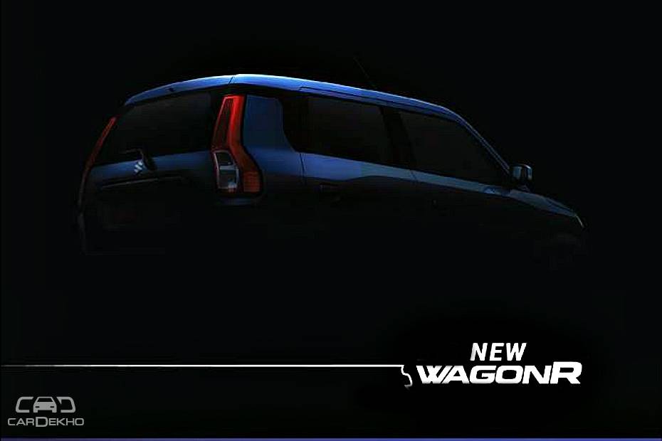 New Maruti WagonR 2019 First Official Images Teased Ahead Of Launch