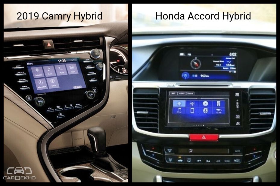 2019 Camry Hybrid vs Honda Accord Hybrid