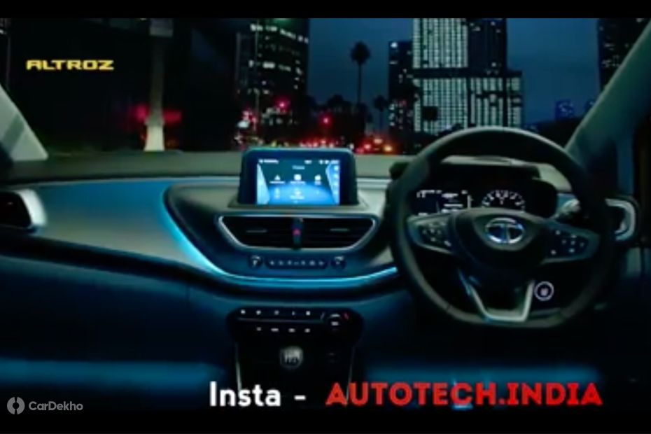 Tata Altroz Teaser Leaked; Reveals Cabin | CarDekho.com