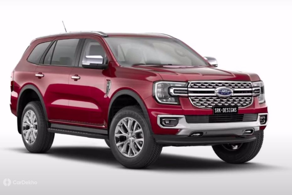 2022 Ford Endeavour red render