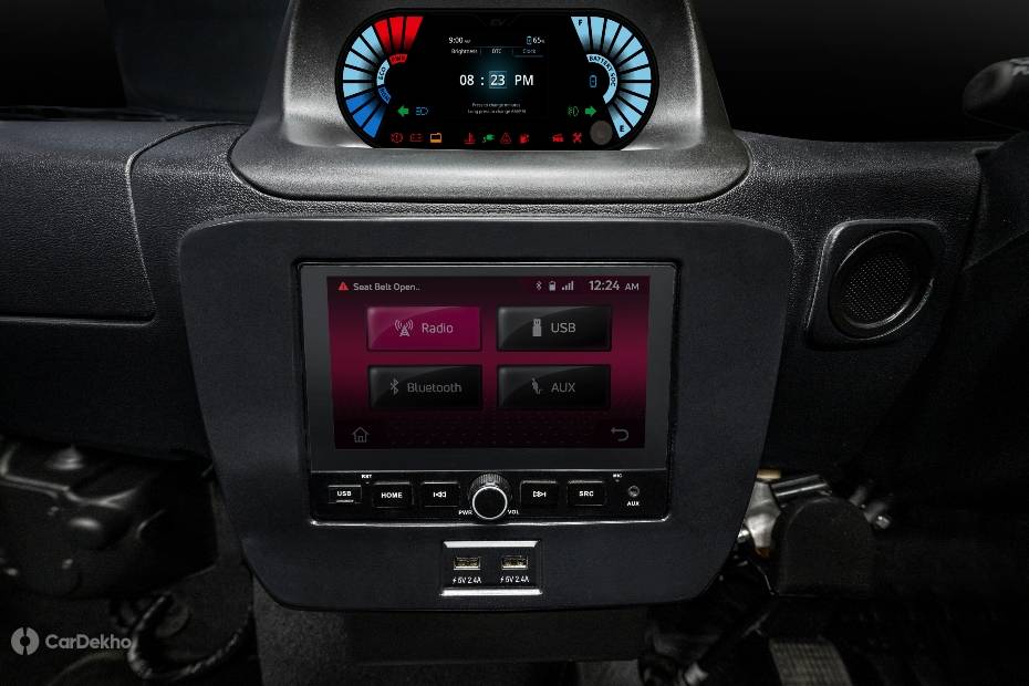 Tata Ace EV touchscreen