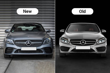 18 Mercedes Benz C Class Facelift New Vs Old Major Differences Cardekho Com