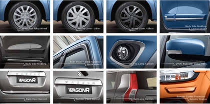 New Maruti Wagon R 19 Accessories Revealed Cardekho Com