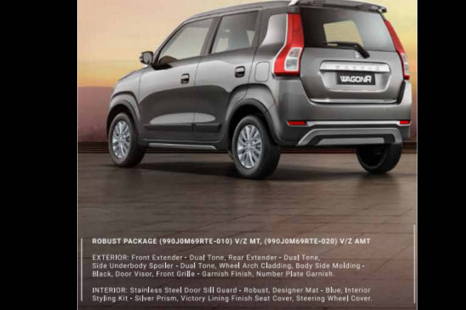 maruti wagon r accessories price list latest