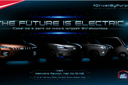 Auto Expo 2020: Mahindra Showcases The Widest Electric Vehicle Range item-thumbnail