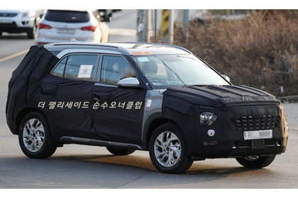 Hyundai Creta 7 Seater Spied Testing Cardekho Com