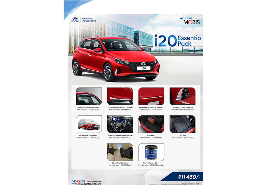 hyundai aura accessories brochure