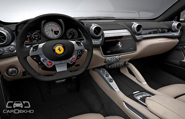 Ferrari GTC4Lusso Center console and Steering
