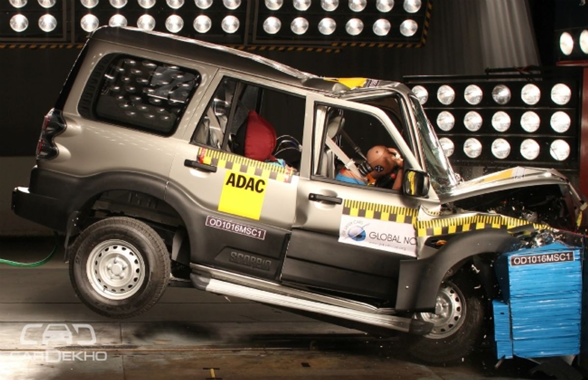 Mahindra Scorpio Crash Test