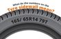 What do the numbers on the tyre sidewall mean? What do the numbers on the tyre sidewall mean?
